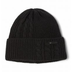Czapka Zimowa Unisex Columbia Agate Pass Cable Knit Beanie. Czarne czapki i kapelusze męskie Columbia, na zimę, bez wzorów, sportowe. Za 85.99 zł.