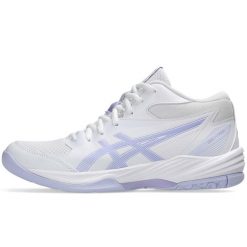 Buty Sportowe Asics Gel-Task Mt 4 Damskie. Białe obuwie sportowe damskie Asics, bez wzorów, z materiału, do siatkówki. Za 477.40 zł.