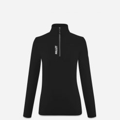 Bluza damska Millet Seneca Fleece Po. Czarne bluzy damskie Millet, bez wzorów, bez kaptura. Za 359.99 zł.