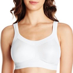 Stanik do biegania Momentum z wysoki poziomem podtrzymywania. Białe biustonosze ANITA ACTIVE, bez wzorów, z elastanu. Za 363.00 zł.