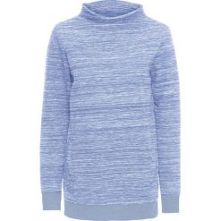 Długa bluza z kieszeniami bonprix niebieski melanż. Bluzy damskie bonprix. Za 37.99 zł.