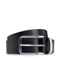 Pasek Męski BOSS. Czarne paski damskie Boss, bez wzorów. Za 239.99 zł.