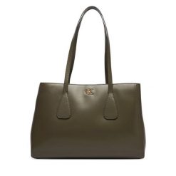 Torebka Calvin Klein. Zielone torebki do ręki damskie Calvin Klein, bez wzorów, klasyczne, bez dodatków. Za 649.99 zł.
