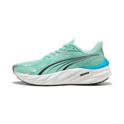 Damskie buty do biegania Puma Velocity Nitro 4. Zielone obuwie sportowe damskie Puma, bez wzorów, z materiału, do biegania. Za 409.90 zł.
