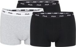 Bokserki męskie Fila Gift Box, 3-pak, mix. Czarne bokserki męskie 661, l, bez wzorów, z bawełny. Za 167.99 zł.