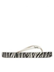 Juicy Couture Japonki 800290 Biały. Białe klapki damskie Juicy Couture, bez wzorów, z syntetyku, bez obcasa. Za 79.99 zł.