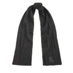 Szalik LAUREN RALPH LAUREN. Szare szaliki i chusty damskie Lauren Ralph Lauren, bez wzorów. Za 419.99 zł.