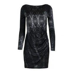Desigual Sukienka Damska Bonnie M Czarny. Sukienki damskie marki Desigual. W wyprzedaży za 302.00 zł.