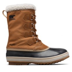 Śniegowce Sorel. Brązowe śniegowce i trapery męskie Sorel, bez zapięcia. Za 349.99 zł.