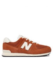 New Balance Sneakersy G5743XZ Pomarańczowy. Brązowe buty sportowe dziewczęce New Balance, bez wzorów, ze skóry, bez zapięcia. Za 449.99 zł.