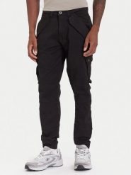Alpha Industries Spodnie materiałowe Combat 126215 Czarny Slim Fit. Czarne spodnie materiałowe męskie Alpha Industries, m, bez wzorów, z bawełny. Za 299.00 zł.
