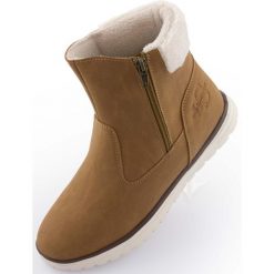 Eleganckie i ciepłe damskie buty zimowe - wodoodporne i izolacyjne. Fioletowe obuwie sportowe damskie Alpine Pro, bez wzorów, z polaru, rowerowe. Za 245.99 zł.