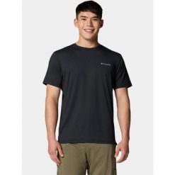 T-shirt Męski Columbia Tech Trail Utility. Czarne koszulki sportowe męskie Columbia, m, bez wzorów, bez kołnierzyka, bez ramiączek, trekkingowe. Za 219.00 zł.