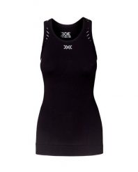 Koszulka bez rękawów damska X-Bionic INVENT 4.0 LT. Czarne koszulki sportowe damskie X Bionic, s, bez wzorów, z materiału, bez kołnierzyka, bez ramiączek, do biegania. Za 279.99 zł.