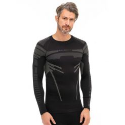 Bluza termoaktywna Męska Brubeck DRY. Czerwone bluzy męskie Brubeck, m, bez wzorów, z poliamidu, bez kaptura, do biegania. Za 159.99 zł.