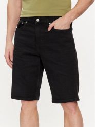 Calvin Klein Jeans Szorty jeansowe J30J324872 Czarny Slim Fit. Czarne szorty męskie Calvin Klein Jeans, m, bez wzorów, z bawełny. Za 179.99 zł.