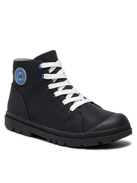 Mayoral Trapery 46451 Granatowy. Niebieskie buty zimowe chłopięce Mayoral, bez wzorów, ze skóry, bez zapięcia. Za 269.99 zł.