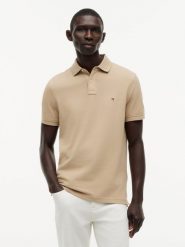 Tommy Hilfiger koszulka polo Mężczyźni Bawełna brązowy, XL. Brązowe koszulki polo męskie Tommy Hilfiger, m, bez wzorów, z bawełny, bez kołnierzyka, bez ramiączek. Za 329.95 zł.