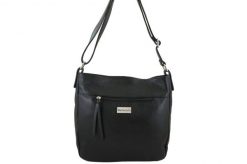 Listonoszka skórzana BARBERNI'S czarna 984-1. Czarne torebki shopper damskie Barberinis, bez wzorów, ze skóry, biznesowe, małe, bez dodatków. Za 269.99 zł.