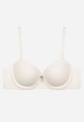 Biały Gładki Biustonosz o Klasycznym Fasonie Amanei. Białe biustonosze Renee, bez wzorów. Za 39.99 zł.