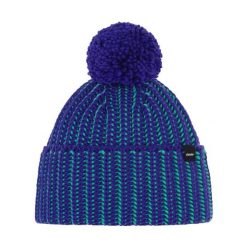 Czapka Eisbar Ronda Pompon MÜ. Niebieskie czapki i kapelusze damskie Eisbar, bez wzorów, z wełny, sportowe. Za 249.90 zł.