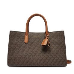 Torebka MICHAEL Michael Kors. Brązowe torebki do ręki damskie MICHAEL Michael Kors, bez wzorów, klasyczne, bez dodatków. Za 849.99 zł.
