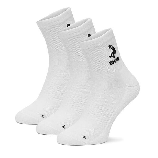 Skarpety krótkie SHAQ. Białe skarpety damskie Shaq, bez wzorów. Za 44.99 zł.