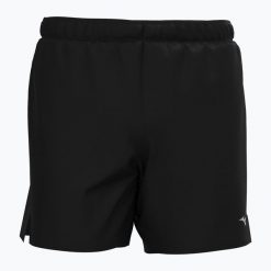 Spodenki do biegania męskie Mizuno Core 5.5". Czarne krótkie spodenki sportowe męskie Mizuno, m, bez wzorów, do biegania. Za 220.00 zł.