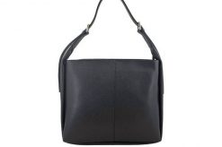 Shopper bag skórzany BARBERINI'S czarny 915-1. Czarne torby na ramię damskie Barberinis, bez wzorów, ze skóry, biznesowe, na ramię, duże, bez dodatków. Za 271.99 zł.