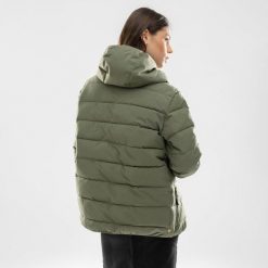 Kurtka puchowa lifestyle wodoodporna damska Sval-W. Zielone kurtki damskie SIROKO, m, bez wzorów, z materiału, bez kaptura. Za 296.00 zł.