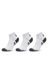 Under Armour Skarpety długie Performance Tech 1379510 Biały. Białe skarpety męskie Under Armour, bez wzorów, z materiału. Za 49.99 zł.