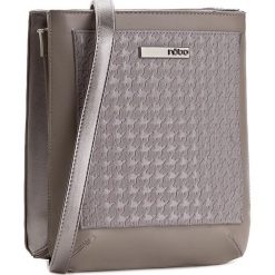 Torebka NOBO - NBAG-C3560-C004 Szary. Szare listonoszki damskie Nobo, ze skóry ekologicznej. W wyprzedaży za 139.00 zł.