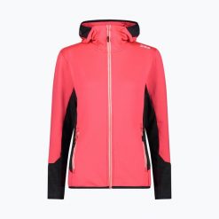 Bluza damska CMP. Czerwone bluzy damskie CMP, bez wzorów, bez kaptura. Za 239.99 zł.