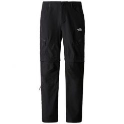 Spodnie turystyczne męskie The North Face M Exploration Conv Reg Tapered Pant. Czarne spodnie sportowe męskie The North Face, m, bez wzorów, trekkingowe. Za 432.00 zł.