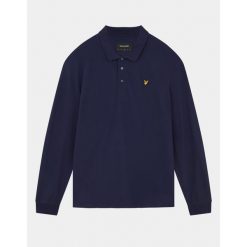 Koszulka polo z długim rękawem Lyle & Scott. Niebieskie buty sportowe męskie LYLE AND SCOTT, bez zapięcia, na fitness i siłownię. Za 318.85 zł.