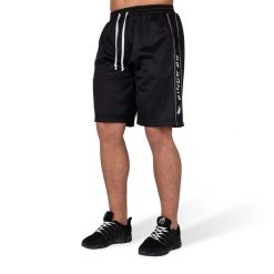 Functional Mesh Szorty - Czarny/Biały-S. Białe buty sportowe męskie GORILLA WEAR, z meshu, bez zapięcia, na fitness i siłownię. Za 192.00 zł.