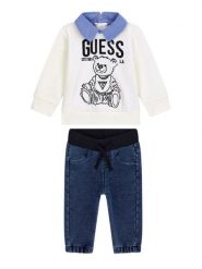 Guess Komplet bluza i spodnie materiałowe I6RG02 KA6R4 Kolorowy Regular Fit. Bluzy dla chłopców Guess, z aplikacjami, z bawełny. Za 269.99 zł.