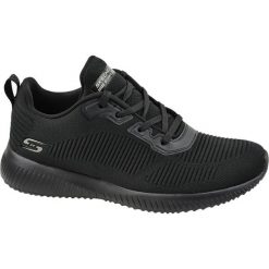 Trampki Skechers Bobs Squad Tough Talk, Czarny, Kobiety. Czarne obuwie sportowe damskie Skechers, bez wzorów, sportowe, bez zapięcia. Za 249.99 zł.