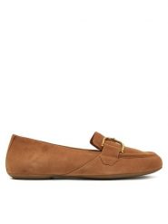 Geox Loafersy D45MUJ-00021-C6610 Brązowy. Brązowe mokasyny damskie Geox, ze skóry. Za 339.99 zł.