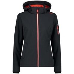 Kurtka damska turystyczna CMP 39A5006. Czerwone kurtki sportowe damskie CMP, bez wzorów, bez kaptura. W wyprzedaży za 314.99 zł.