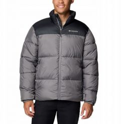 Columbia Puffect III Jacket 2086861023 szary L. Szare kurtki męskie Columbia, l, bez wzorów, bez kaptura. Za 426.43 zł.