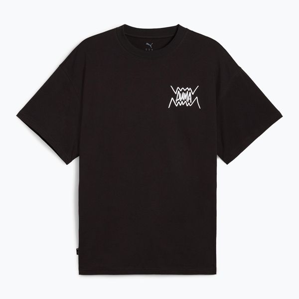 Koszulka koszykarska męska PUMA Jaws Core Tee II. Czarne koszulki sportowe męskie Puma, m, bez wzorów, bez kołnierzyka, bez ramiączek, do koszykówki. Za 119.99 zł.