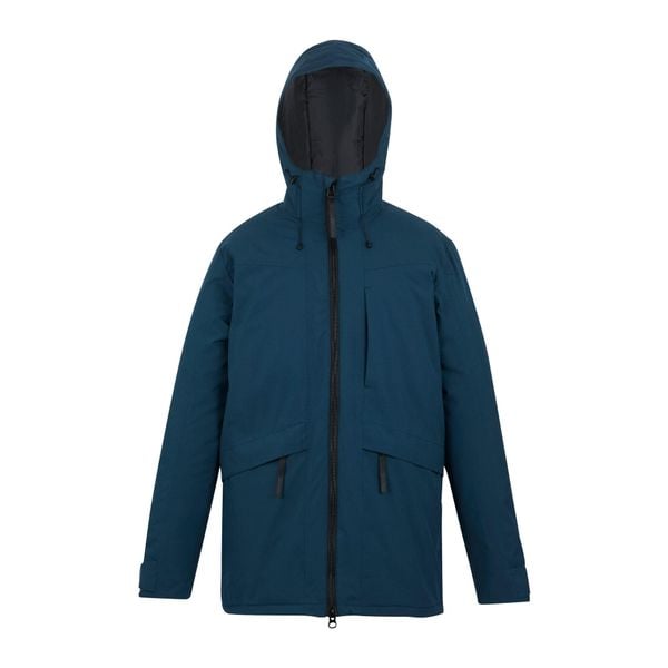 Kurtka Wodoodporna Męska Ocieplana Balaton. Niebieskie kurtki męskie Regatta, m, bez wzorów, trekkingowe. Za 297.99 zł.