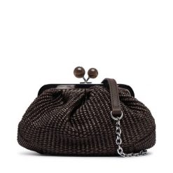 Torebka Weekend Max Mara. Brązowe torebki do ręki damskie Weekend Max Mara, bez wzorów, wizytowe, bez dodatków. Za 1,159.00 zł.