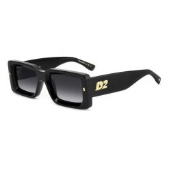 Okulary przeciwsłoneczne męskie DSQUARED2 D2 0142/S 807 Rozmiar 52 mm. Czarne okulary przeciwsłoneczne męskie Dsquared. W wyprzedaży za 1,159.50 zł.