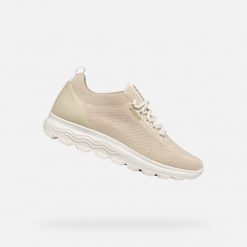 Buty damskie Geox Spherica A. Brązowe obuwie sportowe damskie Geox, bez wzorów, trekkingowe. Za 334.80 zł.