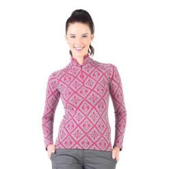 Venus - Koszulka termoaktywna z długim rękawem 100% wełna merino (230 g/m²). Czerwone koszulki sportowe damskie WOOLONA, m, bez wzorów, z wełny, bez kołnierzyka, bez ramiączek, trekkingowe. W wyprzedaży za 351.00 zł.