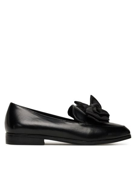 DeeZee Loafersy HY20232-2 Czarny. Czarne mokasyny damskie DeeZee, ze skóry. Za 139.99 zł.