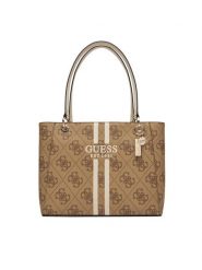 Guess Torebka HWOS96 72250 Beżowy. Brązowe torebki do ręki damskie Guess, z aplikacjami, ze skóry, bez dodatków. Za 479.99 zł.
