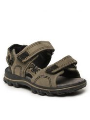 Primigi Sandały 3894433 M Khaki. Brązowe sandały chłopięce Primigi, ze skóry, bez zapięcia. Za 379.99 zł.